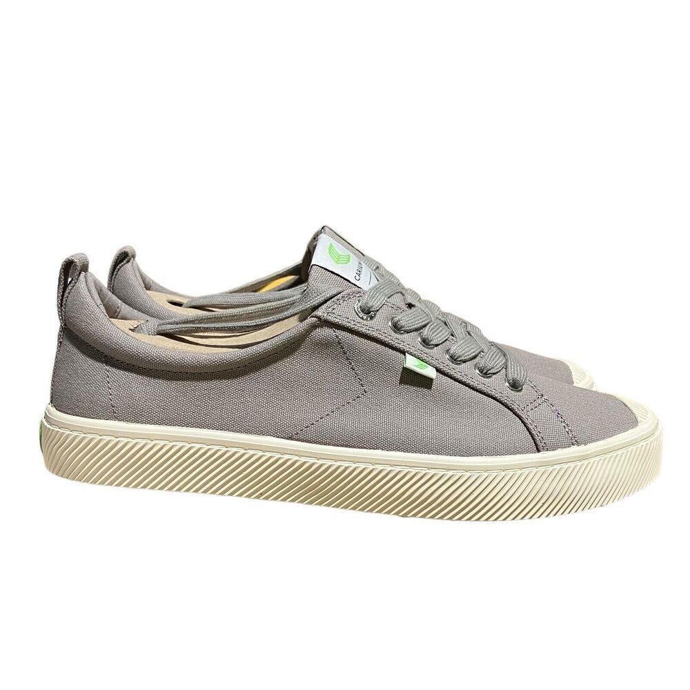 Cariuma Sneakers‎ Womens 13 Grey Canvas OCA Low Preppy Lace Up Shoes Mens 11.5